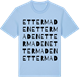 Blue Soul t-shirt med Ettermaden ordlek t-shirt