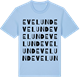 Blue Soul t-shirt med Evelund ordlek t-shirt