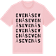 Pink Cotton t-shirt med Evenås ordlek t-shirt
