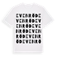 Evenröd ordlek t-shirt