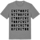 Mid Heather Gray t-shirt med Evetorp ordlek t-shirt