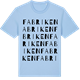 Blue Soul t-shirt med Fabriken ordlek t-shirt