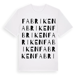 Fabriken ordlek t-shirt – ekologisk bomull t-shirt från Pinshirt