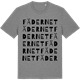 Mid Heather Gray t-shirt med Fädernet ordlek t-shirt