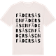 Vintage White t-shirt med Fädersåsen ordlek t-shirt