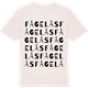 Vintage White t-shirt med Fågelås ordlek t-shirt