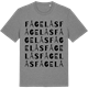 Mid Heather Gray t-shirt med Fågelås ordlek t-shirt