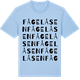 Blue Soul t-shirt med Fågelåsen ordlek t-shirt