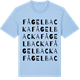 Blue Soul t-shirt med Fågelbacka ordlek t-shirt