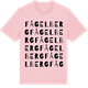 Pink Cotton t-shirt med Fågelberg ordlek t-shirt
