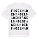 Fågelmaden ordlek t-shirt