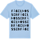 Blue Soul t-shirt med Fågelmossen ordlek t-shirt