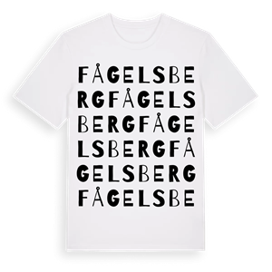 Fågelsberg ordlek t-shirt – ekologisk bomull t-shirt från Pinshirt