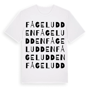 Fågeludden ordlek t-shirt – ekologisk bomull t-shirt från Pinshirt