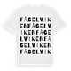 Fågelviken ordlek t-shirt