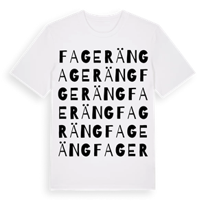 Fageräng ordlek t-shirt – ekologisk bomull t-shirt från Pinshirt
