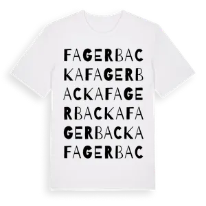 Fagerbacka ordlek t-shirt – ekologisk bomull t-shirt från Pinshirt