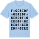 Blue Soul t-shirt med Fagered ordlek t-shirt