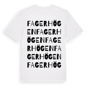 Fagerhögen ordlek t-shirt – ekologisk bomull t-shirt från Pinshirt