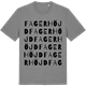 Mid Heather Gray t-shirt med Fagerhöjd ordlek t-shirt