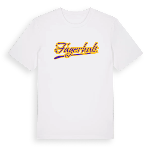 Fagerhult baseball t-shirt – ekologisk bomull t-shirt från PinShirt