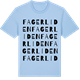Blue Soul t-shirt med Fagerliden ordlek t-shirt
