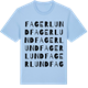 Blue Soul t-shirt med Fagerlund ordlek t-shirt