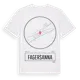 White t-shirt med Fagersanna t-shirt