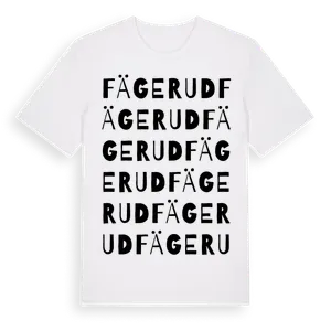 Fägerud ordlek t-shirt – ekologisk bomull t-shirt från Pinshirt
