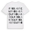 Fåglabäck ordlek t-shirt