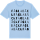 Blue Soul t-shirt med Fåglabäck ordlek t-shirt