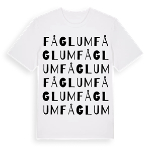 Fåglum ordlek t-shirt – ekologisk bomull t-shirt från Pinshirt