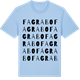 Blue Soul t-shirt med Fagrabo ordlek t-shirt
