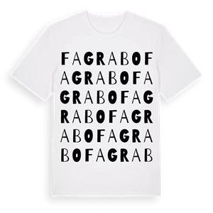 Fagrabo ordlek t-shirt – ekologisk bomull t-shirt från Pinshirt