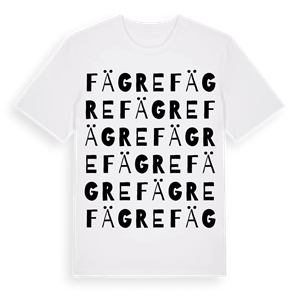 Fägre ordlek t-shirt – ekologisk bomull t-shirt från Pinshirt