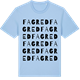 Blue Soul t-shirt med Fagred ordlek t-shirt