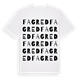 Fagred ordlek t-shirt