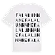 Falalunnane ordlek t-shirt