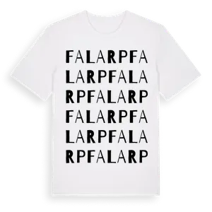 Falarp ordlek t-shirt – ekologisk bomull t-shirt från Pinshirt