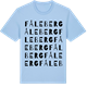 Blue Soul t-shirt med Fåleberg ordlek t-shirt