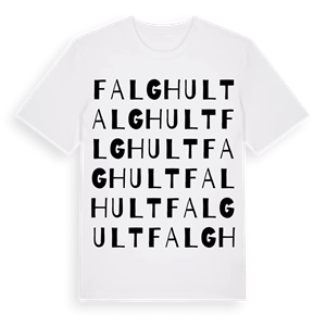 Falghult ordlek t-shirt – ekologisk bomull t-shirt från Pinshirt