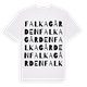 Falkagården ordlek t-shirt