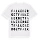 Falkeberget ordlek t-shirt