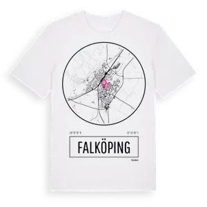 Falköping t-shirt – ekologisk bomull t-shirt från Pinshirt