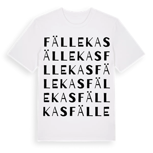 Fällekas ordlek t-shirt – ekologisk bomull t-shirt från Pinshirt