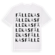 Fällekas ordlek t-shirt