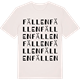 Vintage White t-shirt med Fällen ordlek t-shirt