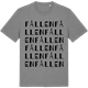 Mid Heather Gray t-shirt med Fållen ordlek t-shirt