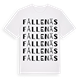 White t-shirt med Fållenäs ordlek t-shirt