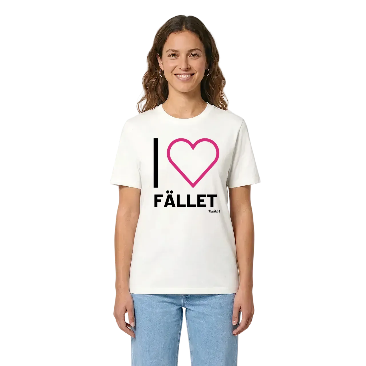Jag älskar Fället t-shirt stort tryck i miljö